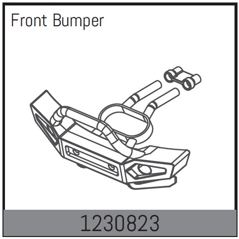 Absima Front Bumper Set ( AB 1230823)