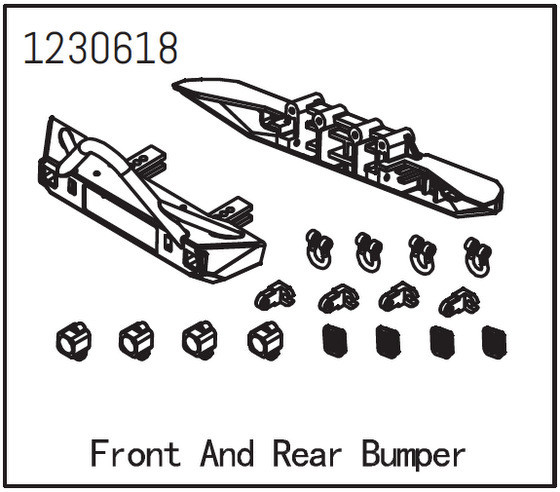 Absima Bumper Front/Rear - Sherpa  ( AB 1230618)