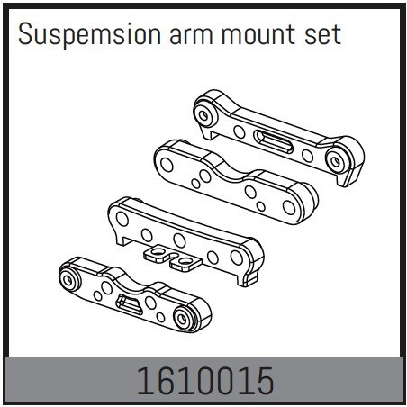 Absima Suspemsion Arm Mount Set ( AB 1610015)