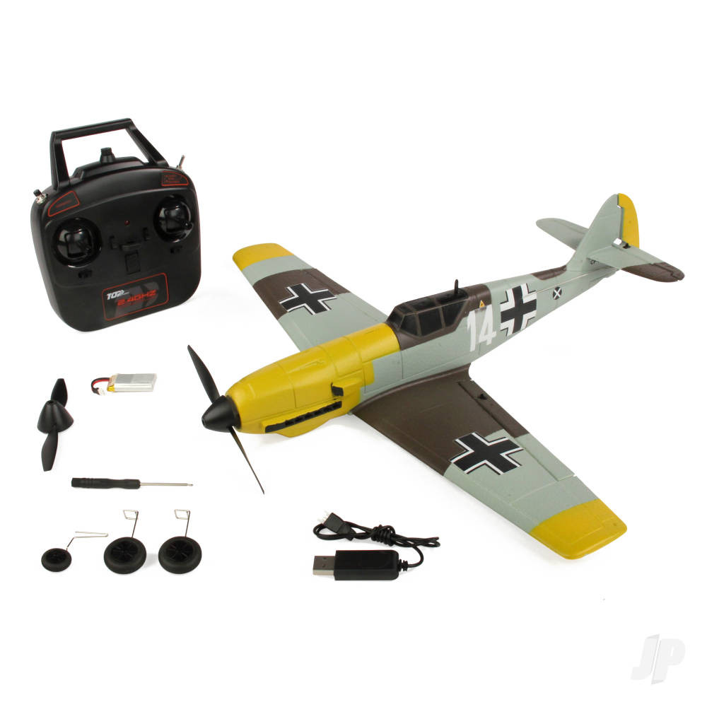 Top RC BF-109 450mm RTF Mode 2 - RC Plane (TOP096B2)