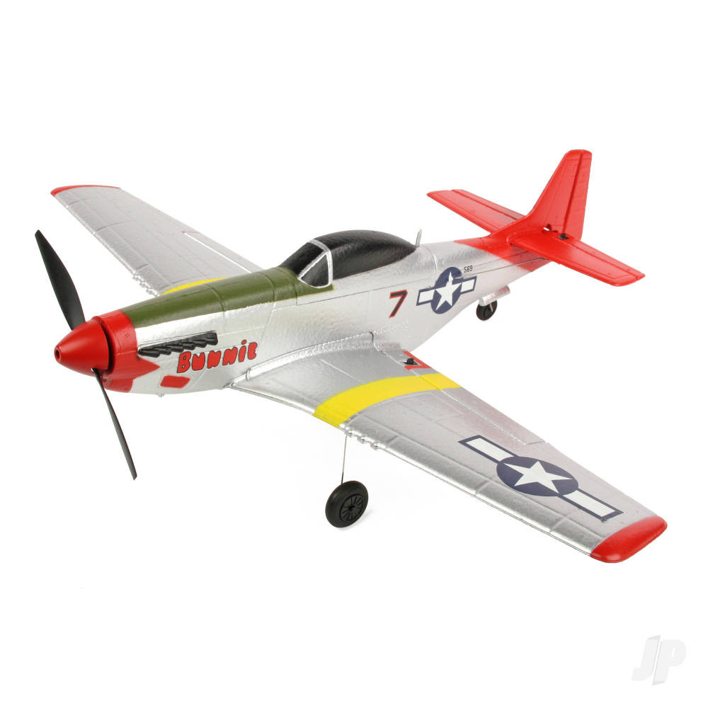 Top RC P51 Red Tail 450mm RTF Mode 2 - RC Plane (TOP097B02)