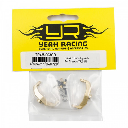 Yeah Racing Brass C Hubs 6g Each For Traxxas TRX-4M (TR4M-003GD)