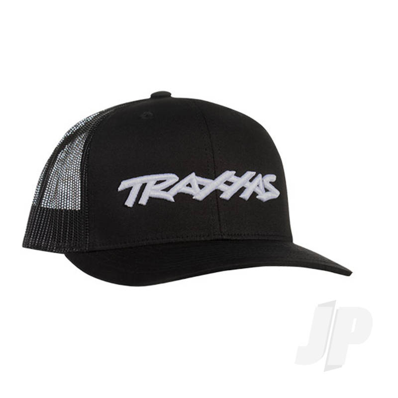 Traxxas Trucker Hat Curved Bill Black Traxxas Logo (TRX1182-BLK)