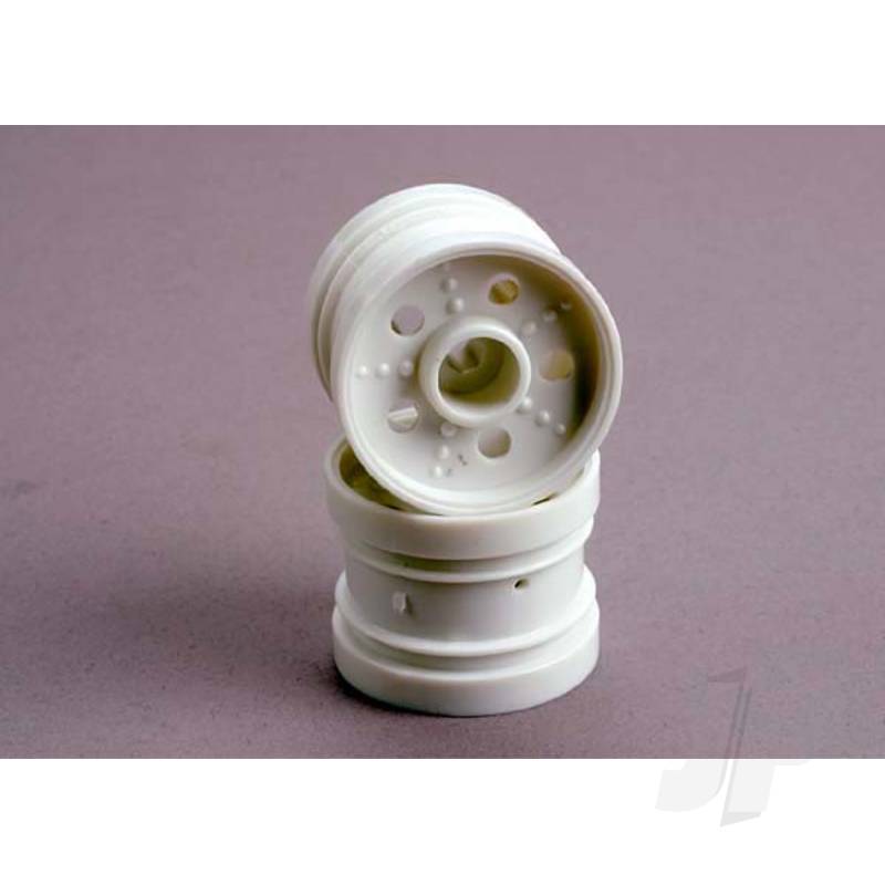 Traxxas Wheels, White (Rear) (2 Pcs) (TRX1221)