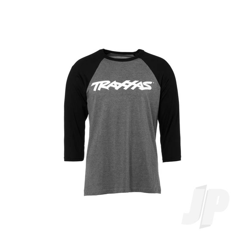 Traxxas Traxx Raglan Shirt Grey / Black Small (TRX1369-S)