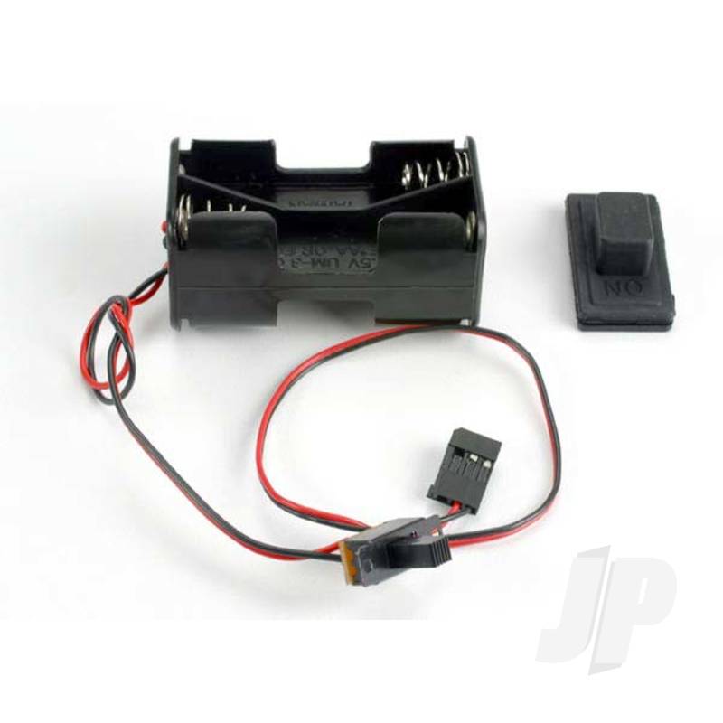 Traxxas Battery Holder With On/Off Switch / Rubber On/Off Switch Cover (TRX1523)