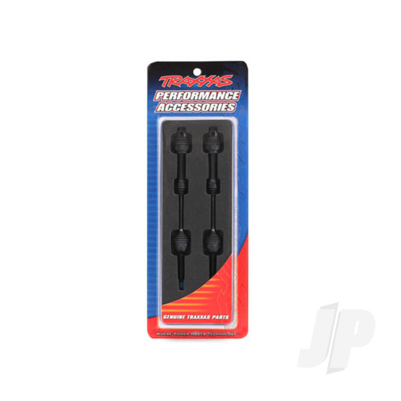 Traxxas Driveshafts, Rear, Steel-Spline Constant-Velocity (Complete Assembly) (2 Pcs) (Fits 2Wd Rustler / Stampede) (TRX1951R)
