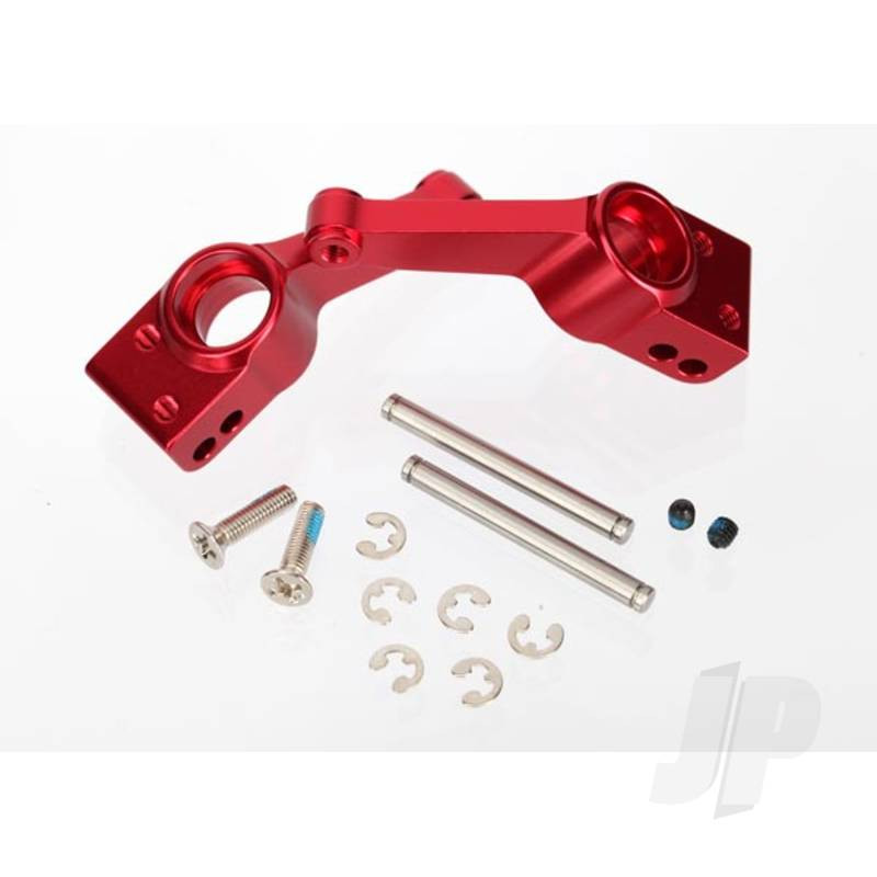 Traxxas Carriers, Stub Axle (Red-Anodised 6061-T6 Aluminium) (Rear) (2 Pcs) (TRX1952A)