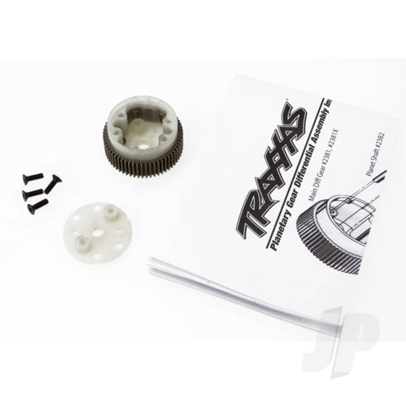 Traxxas Main Diff With Steel Ring Gear / Side Cover Plate / Screws (Bandit, Stampede, Rustler) (TRX2381X)