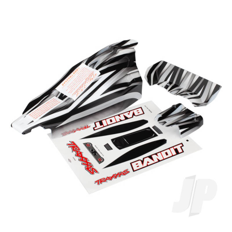 Traxxas Body, Bandit, Prographix (Replacement For The Painted Body. Graphics Are Printed, Requires Paint &amp; Final Colour Application) / Decal Sheet (TRX2420)