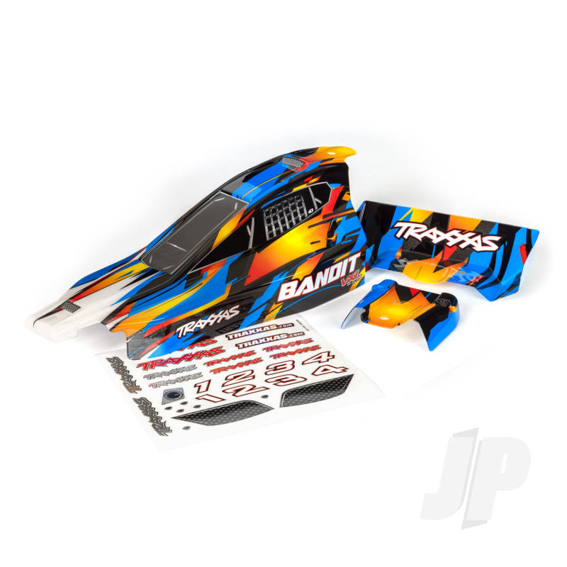 Traxxas Body, Bandit Vxl, Blue/ Wing (Painted, Decals Applied) (TRX2436X)