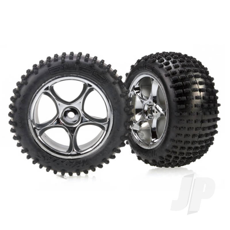 Traxxas Tyres And Wheels, Assembled (2 Pcs) (TRX2470R)