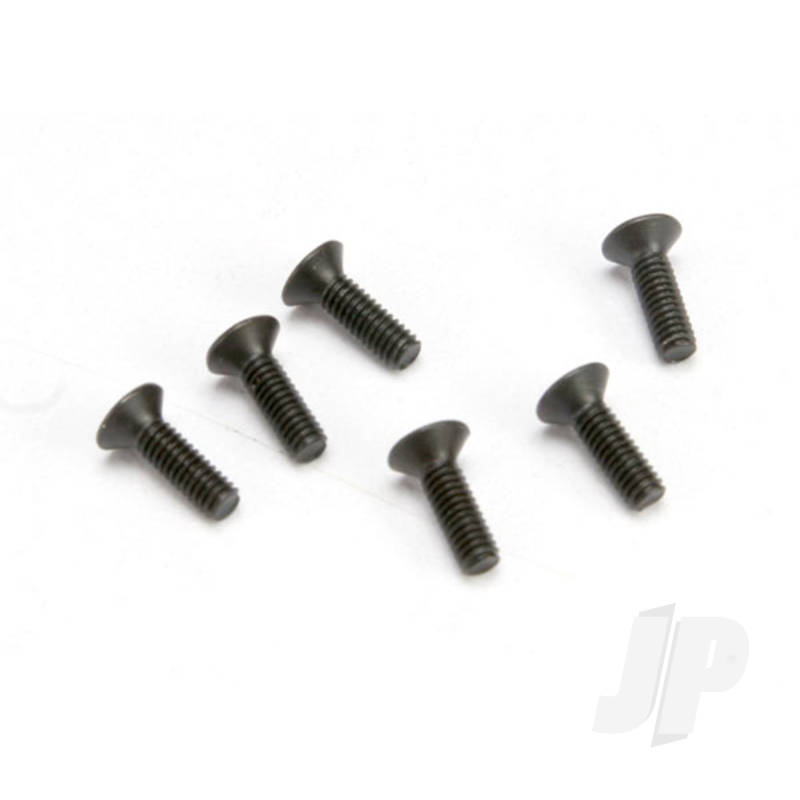 Traxxas Screws, 2.5X8Mm Countersunk Machine (Hex Drive) (6 Pcs) (TRX2524)