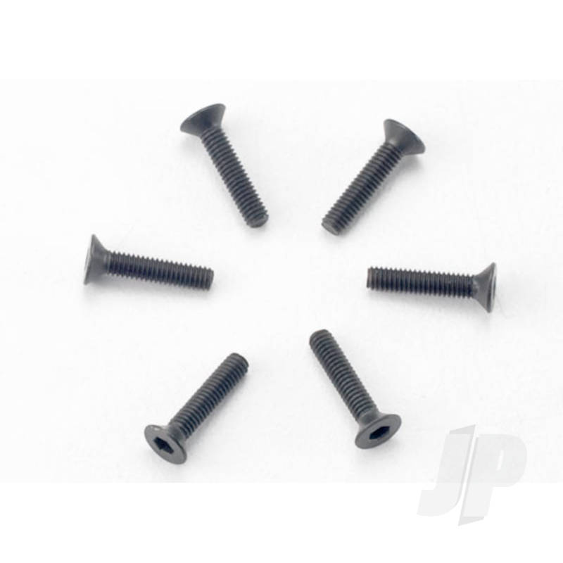 Traxxas Screws, 2.5X12Mm Countersunk Machine (Hex Drive) (6 Pcs) (TRX2526)