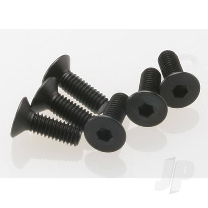 Traxxas Screws, 4X12Mm Countersunk Machine (Hex Drive) (6 Pcs) (TRX2542)