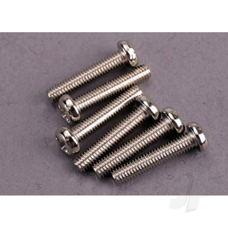 Traxxas Screws, 3X15Mm Roundhead Machine (6 Pcs) (TRX2563)