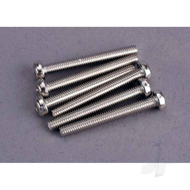 Traxxas Screws, 3X25Mm Roundhead Machine (6 Pcs) (TRX2569)