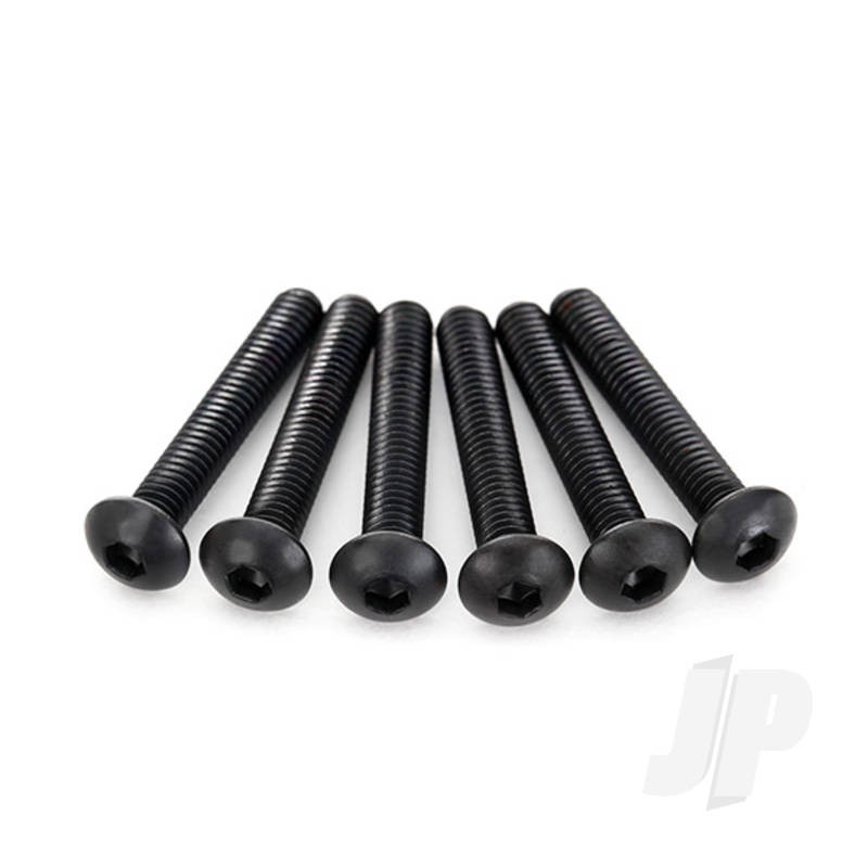 Traxxas Screws, 4X25Mm Button-Head Machine (Hex Drive) (6 Pcs) (TRX2596)