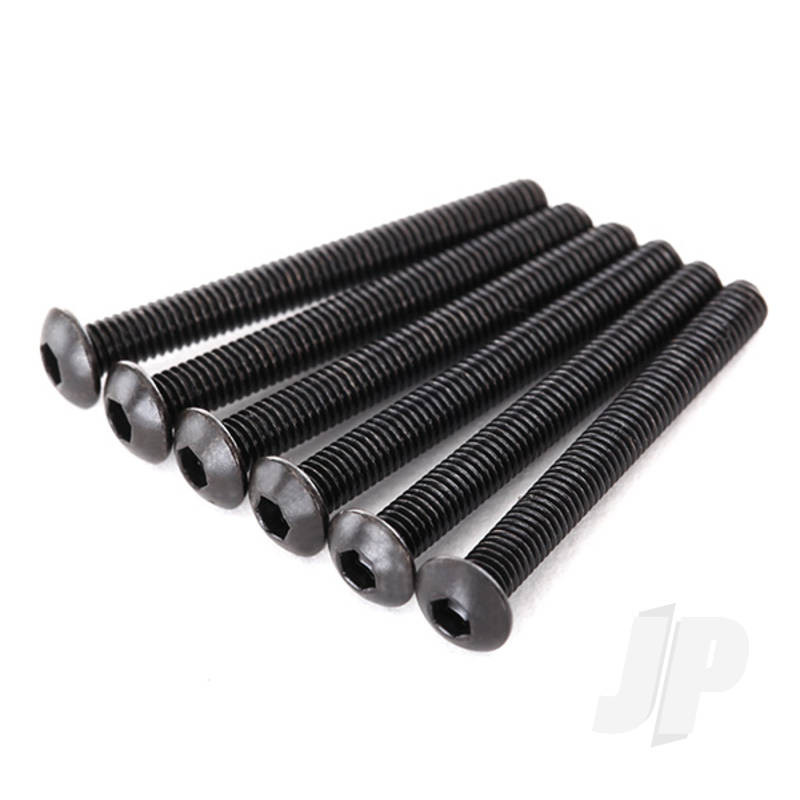 Traxxas Screws, 3X27Mm Button-Head Machine (Hex Drive) (6 Pcs) (TRX2616)