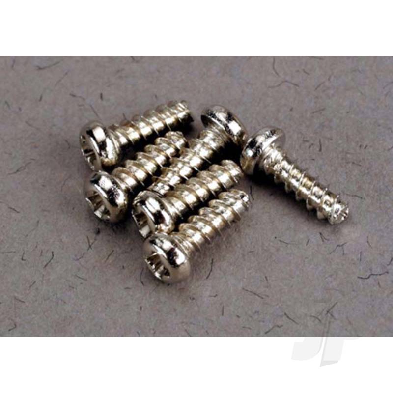Traxxas Screws, 2X6Mm Roundhead Self-Tapping (6 Pcs) (TRX2674)