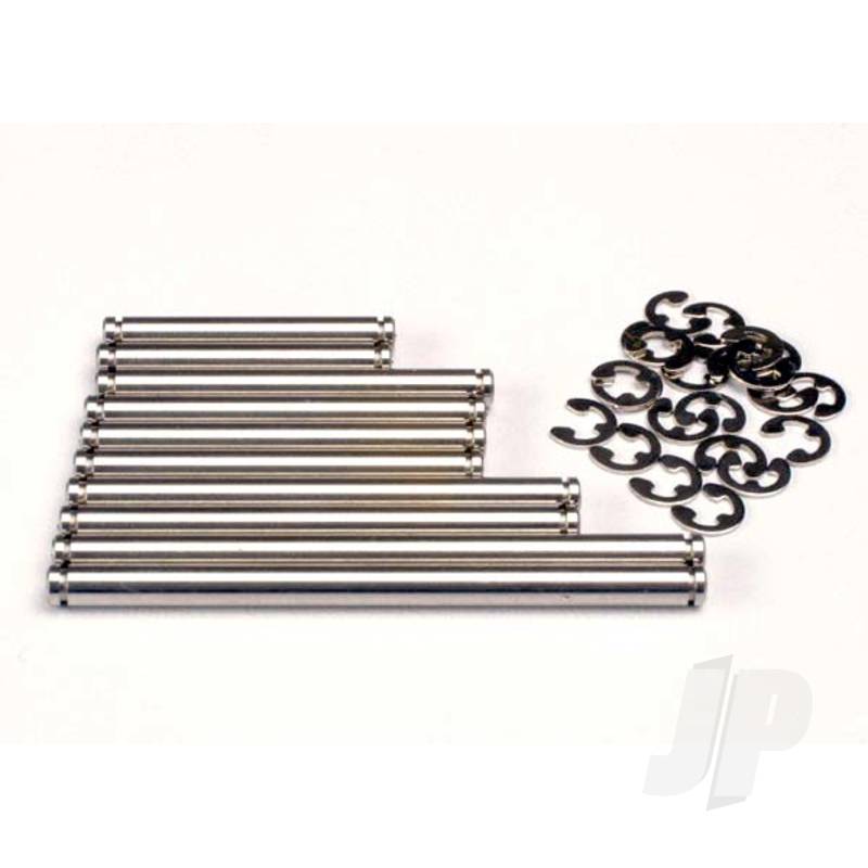 Traxxas Suspension Pin Set, Stainless Steel ( With E-Clips) (TRX2739)