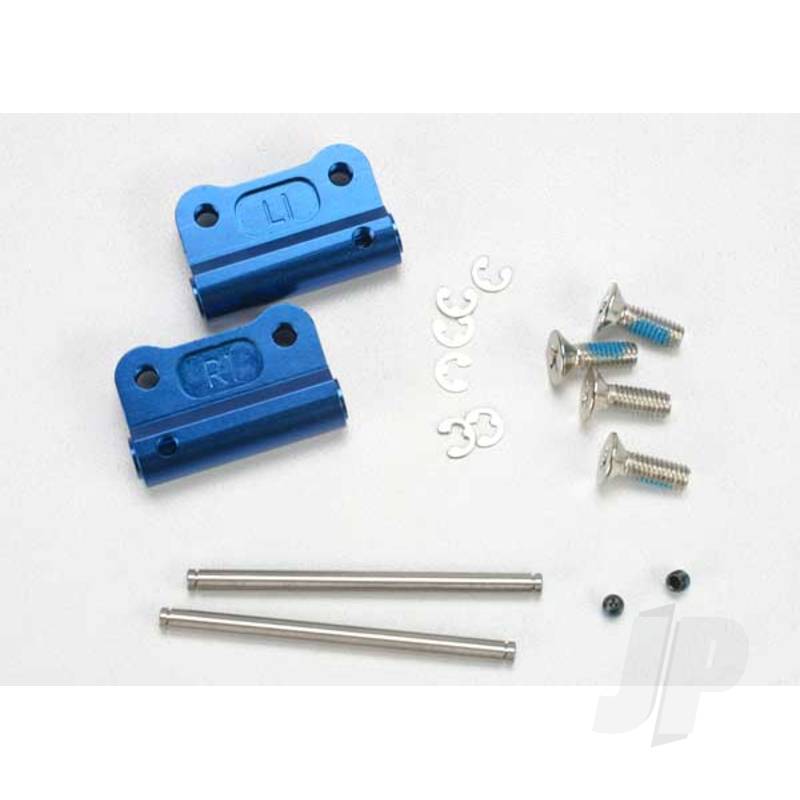 Traxxas Mounts, Suspension Arm (Blue-Anodised 6061-T6 Aluminium) (Rear) (+- 1-Degree) (Left &amp; Right) (TRX2798X)