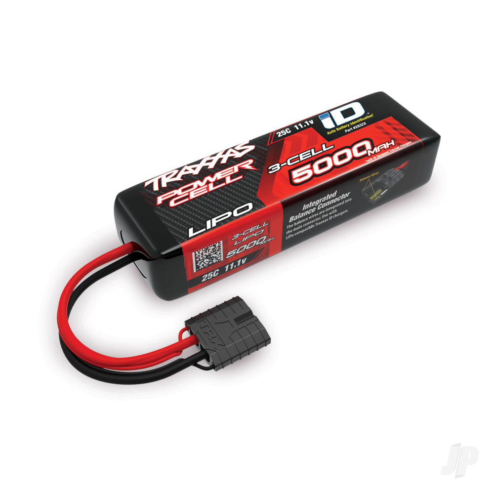 Traxxas LiPo 5000mAh 11.1V 3S 25C iD Power Cell Battery (TRX2832X)