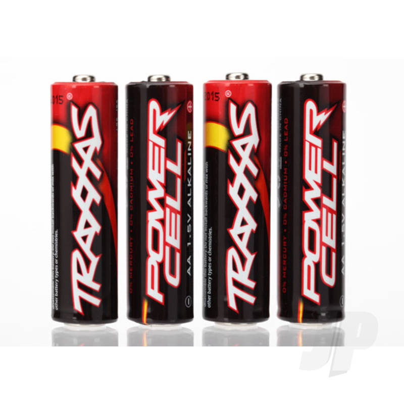 Traxxas Battery, Power Cell Aa Alkaline (4 Pcs) (TRX2914)