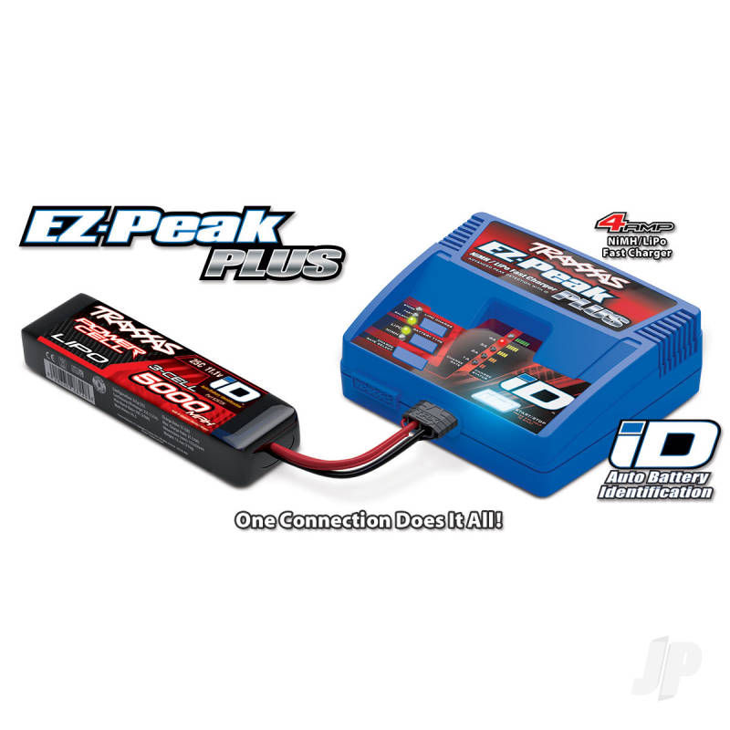 Traxxas EZ-Peak Plus 4A NiMH/LiPo iD Charger (TRX2970TX)