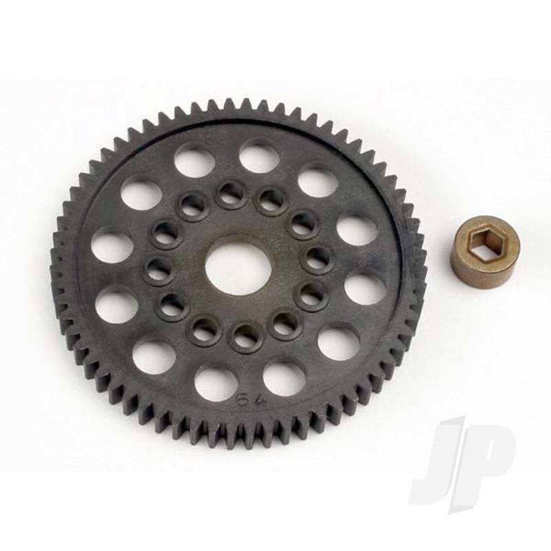 Traxxas Spur Gear (64-Tooth) (32-Pitch) With Bushing (TRX3164)