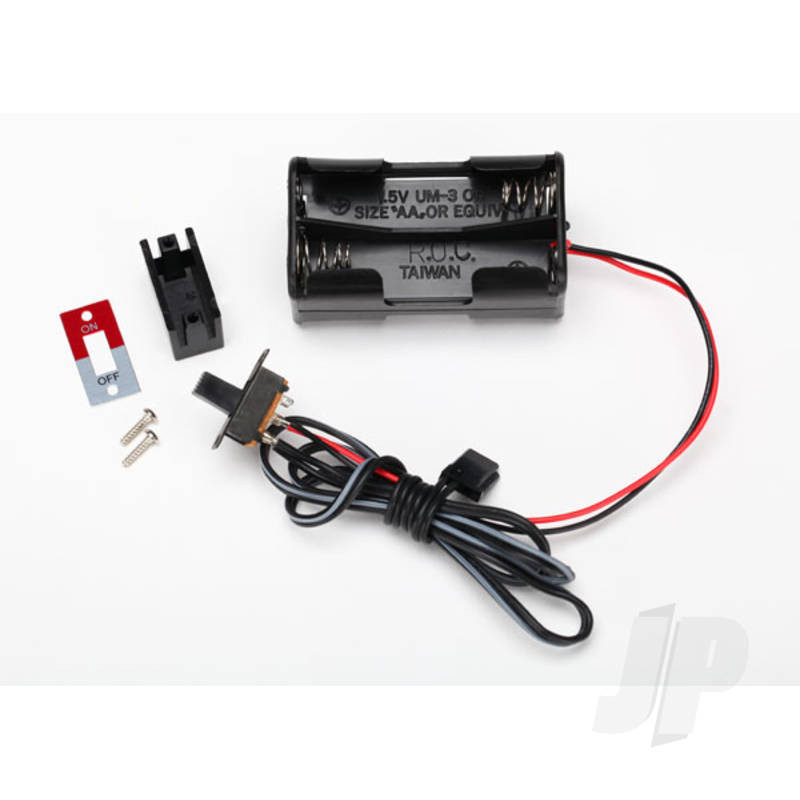 Traxxas Battery Holder, 4-Cell / On-Off Switch (TRX3170X)