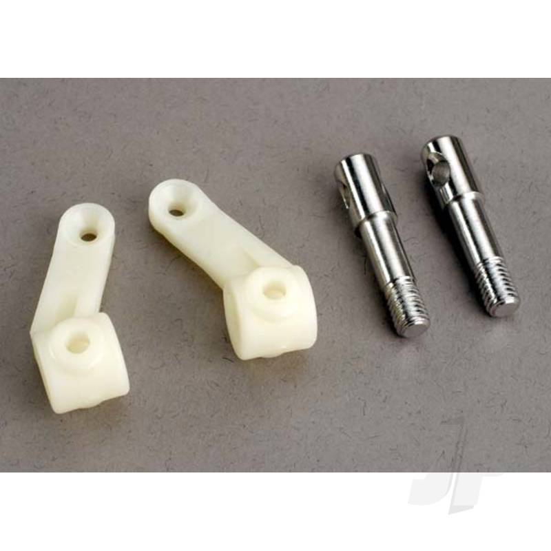 Traxxas Steering Blocks &amp; Steel Wheel Spindles (Left &amp; Right) (TRX3337)