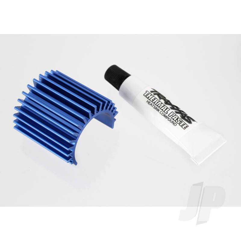 Traxxas Heat Sink, Velineon 380 Brushless Motor, Aluminium (Blue-Anodised) (TRX3374)