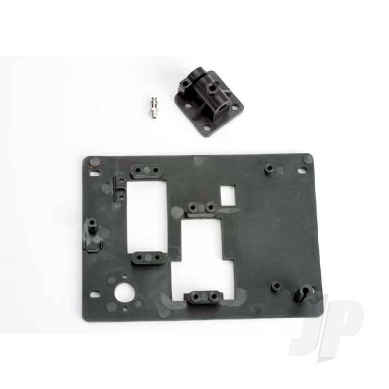 Traxxas Tray, Radio / Drive Shaft Mount With Pressure Fitting (TRX3515)