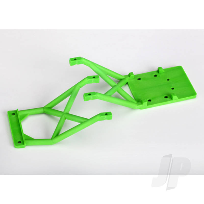 Traxxas Skid Plates, Front &amp; Rear (Green) (TRX3623A)