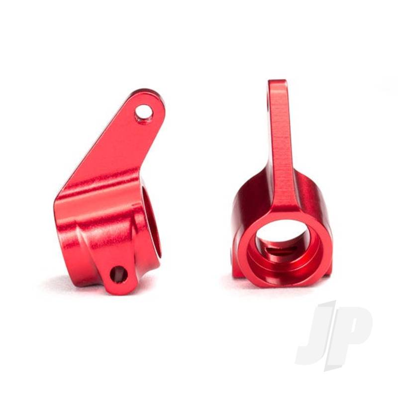 Traxxas Red Anodised Steering Blocks (Rustler, Stampede, Bandit) (TRX3636X)