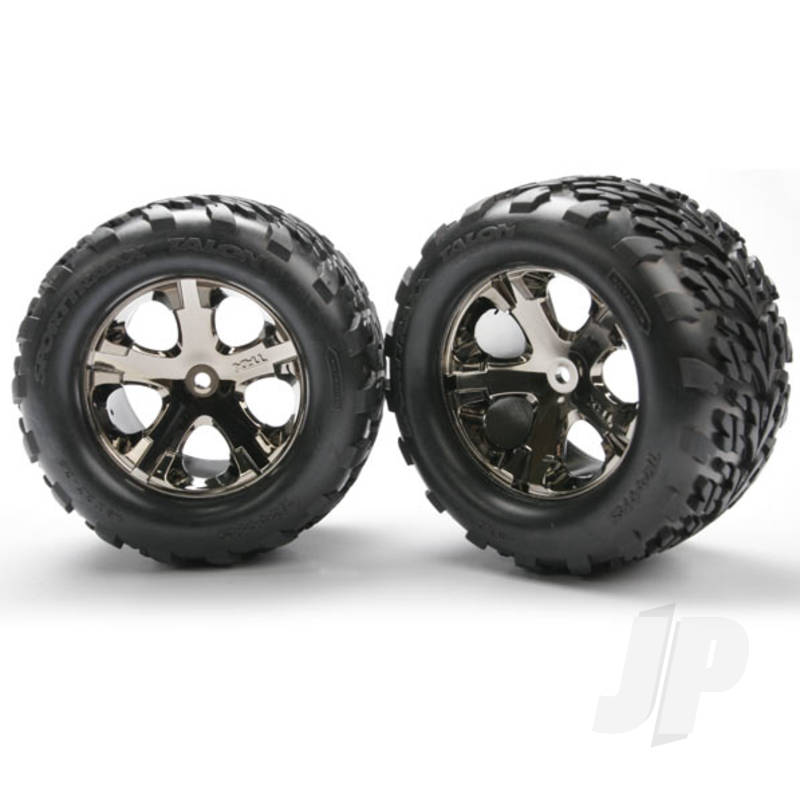 Traxxas Tyres And Wheels, Assembled Glued (2.8In) (2 Pcs) (TRX3668A)