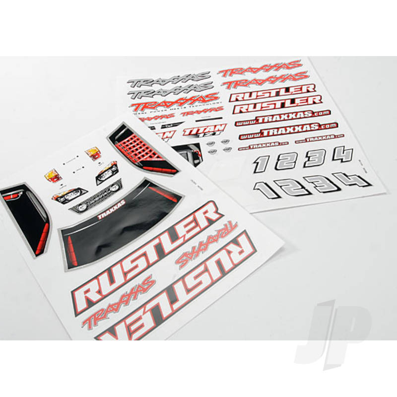 Traxxas Decal Sheets, Rustler (TRX3716)