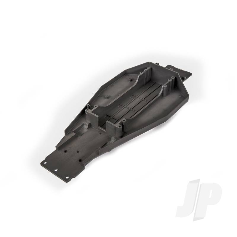 Traxxas Lower Chassis (Black) (166Mm Long Battery Compartment) (Fits Both Flat And Hump Style Battery Packs) (TRX3722X)