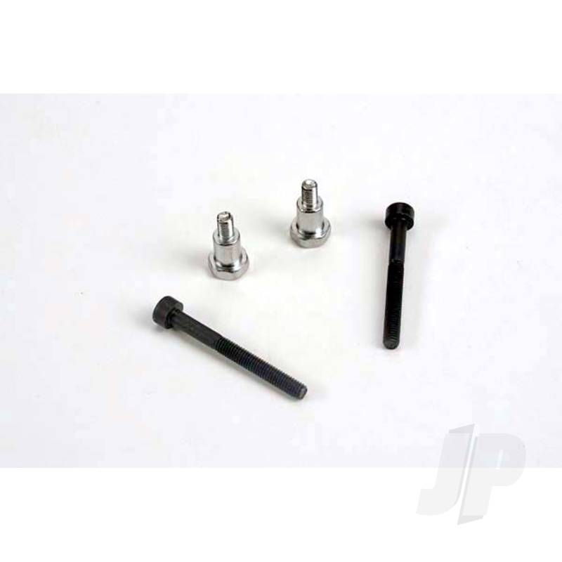 Traxxas Shoulder Screws, Steering Bellcranks (3X30Mm Cap-Head Machine) (2 Pcs) / Draglink Shoulder Screws (Chrome) (2 Pcs) (TRX3742)