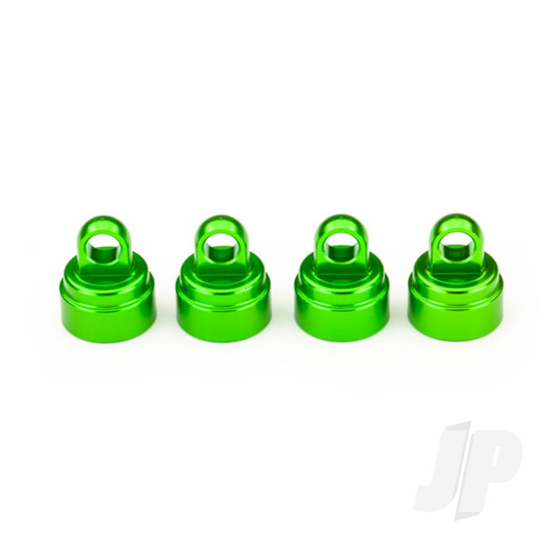 Traxxas Shock Caps, Aluminium (Green-Anodised) (4 Pcs) (Fits All Ultra Shocks) (TRX3767G)