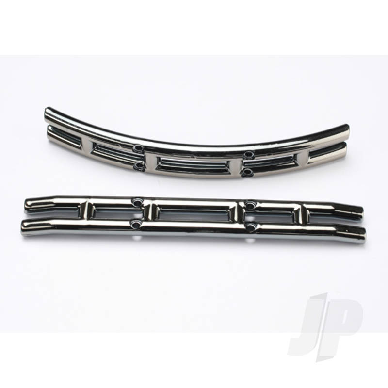 Traxxas Bumpers, Black Chrome (Front &amp; Rear) (TRX3926)