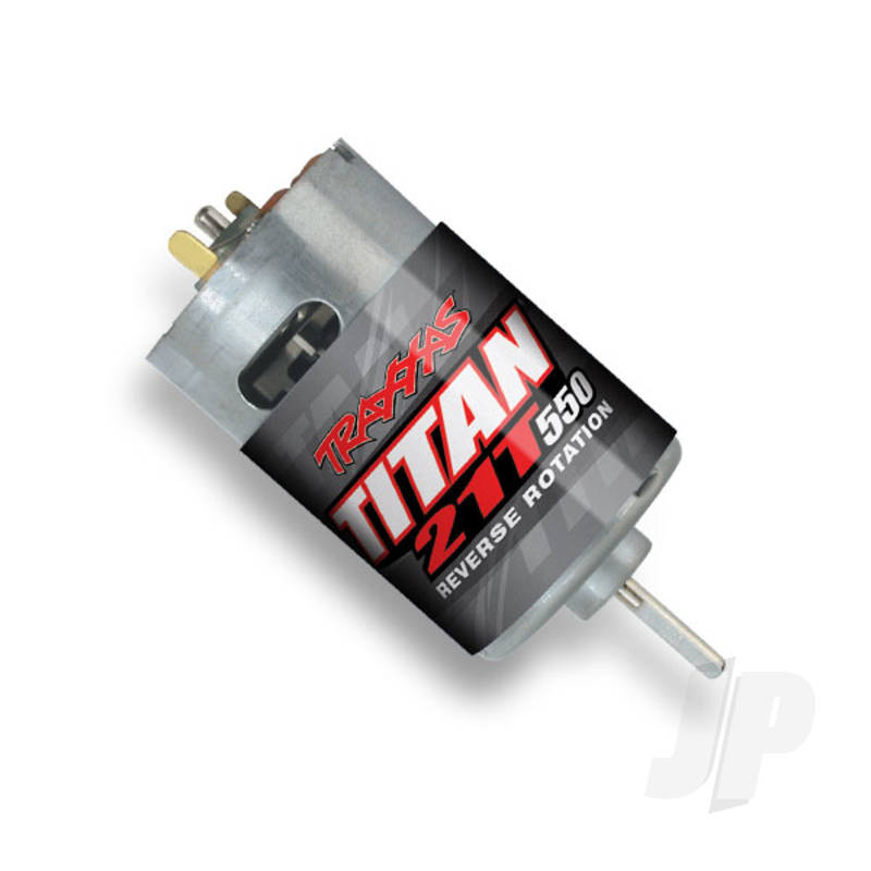 Traxxas Titan 550 Brushed Motor, Reverse Rotation (21-Turn / 14 Volts) (TRX3975R)