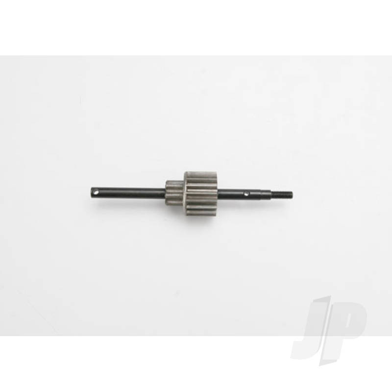 Traxxas Input Shaft / Drive Gear Assembly (18-Tooth Steel Top Gear) (TRX3992)