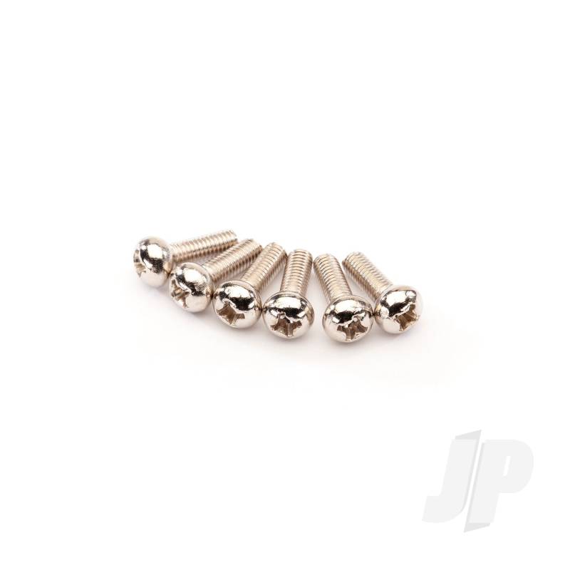 Traxxas Ball Screws (3X12Mm) (Lower Shock Attachment Screws) (6 Pcs) (TRX4363)