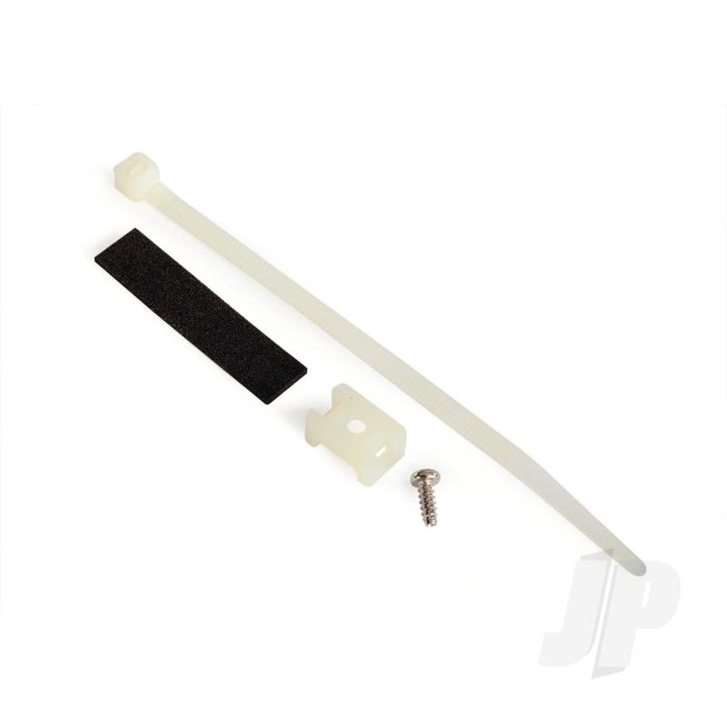 Traxxas Attachment Bracket, Plug / Foam Tape / Tie Wrap / 3X10Mm Wst Screw (Old Style, Replace With 4132) (TRX4577)