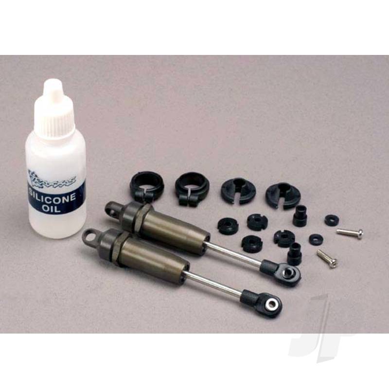 Traxxas Shocks, Long (Hard-Anodised &amp; Ptfe-Coated T6 Aluminium) With Out Springs (Front) (2 Pcs) (TRX4760)