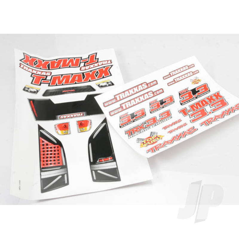 Traxxas Decal Sheets, T-Maxx 3.3 (Long Wheelbase) (Model 4908) (TRX4920X)