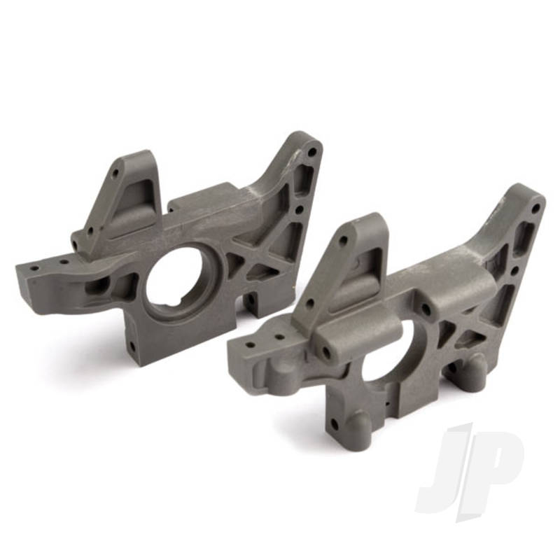 Traxxas Bulkheads (L &amp; R) (Front) (Grey) (TRX4930R)