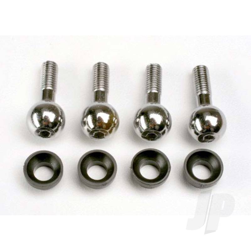 Traxxas Pivot Balls (4 Pcs) / Pivot Ball Cap Bushings (4 Pcs) (TRX4933)